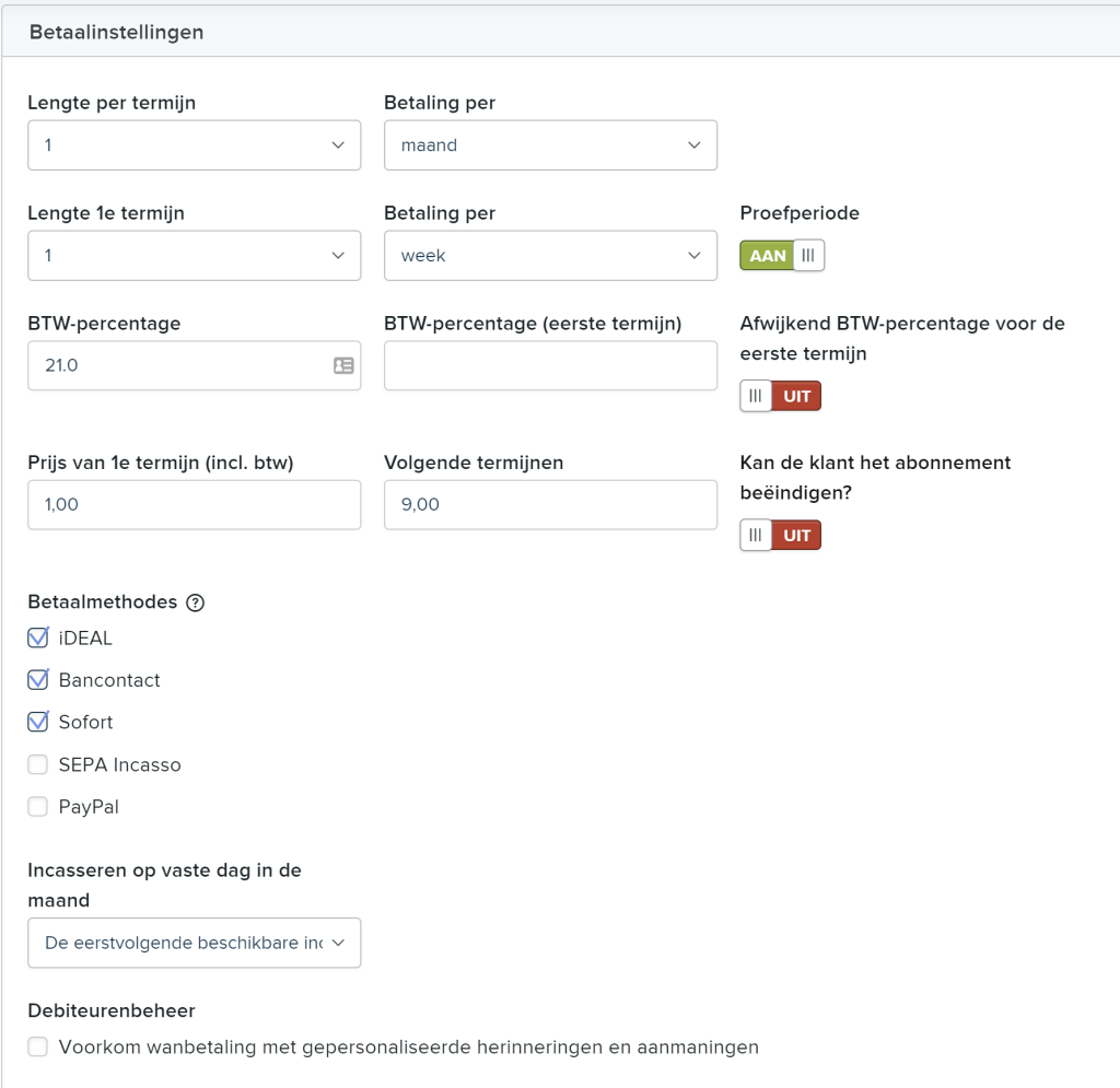 ecurring alternatief paypro vs chargebee