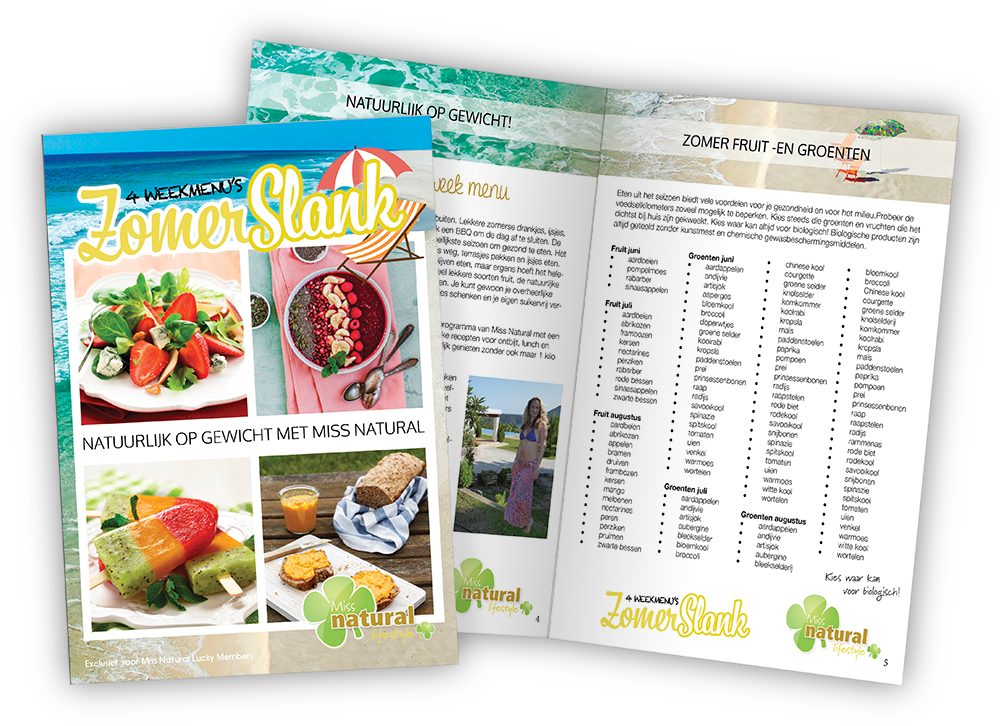 4 Zomer Weekmenu’s + Recepten 